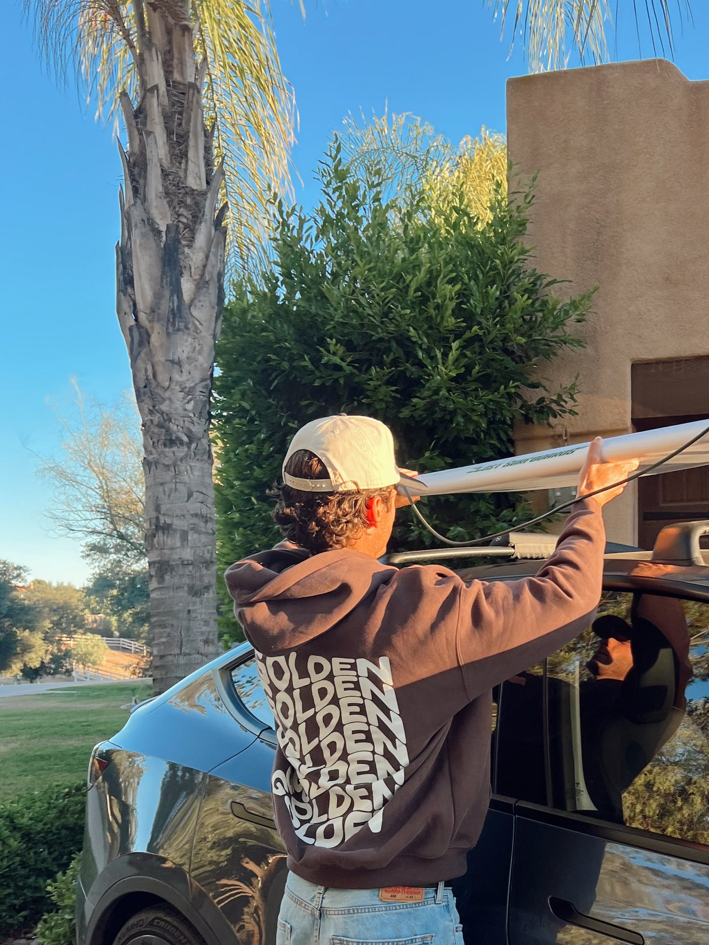 Golden Wave Hoodie