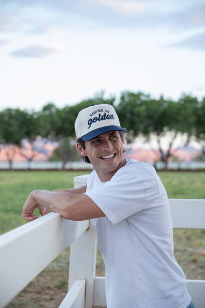 You're So Golden Trucker Hat - Navy