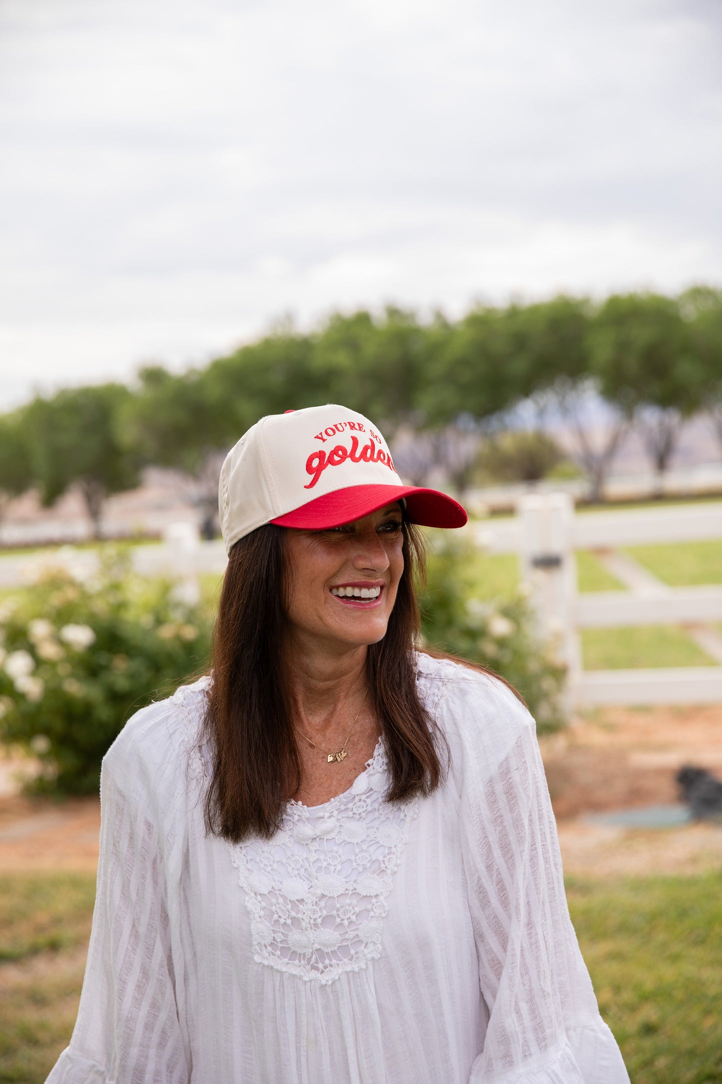 You're So Golden Trucker Hat - Red
