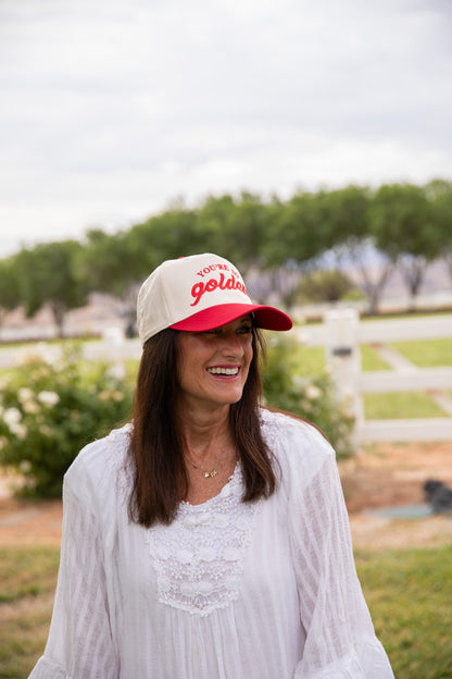 You're So Golden Trucker Hat - Red