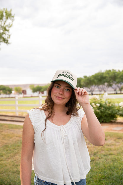 You're So Golden Trucker Hat - Green