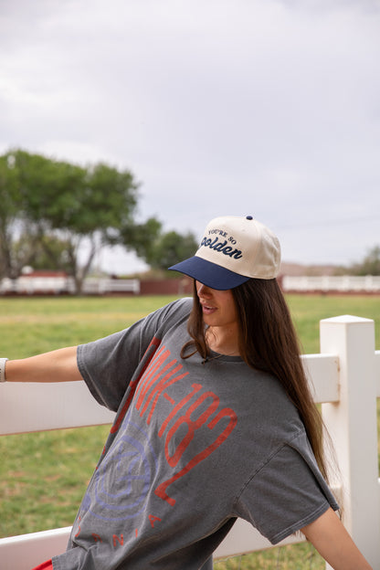 You're So Golden Trucker Hat - Navy