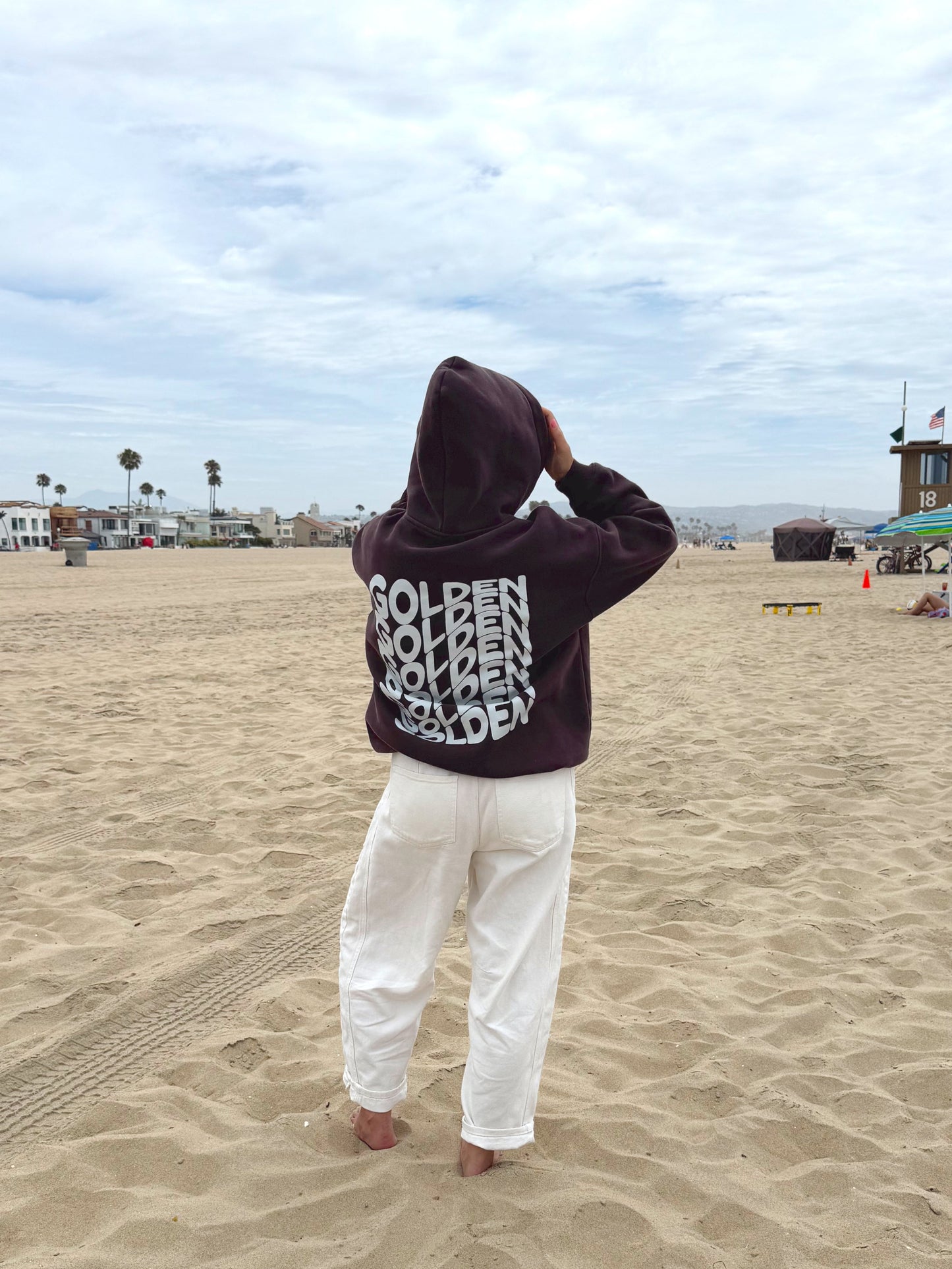 Golden Wave Hoodie