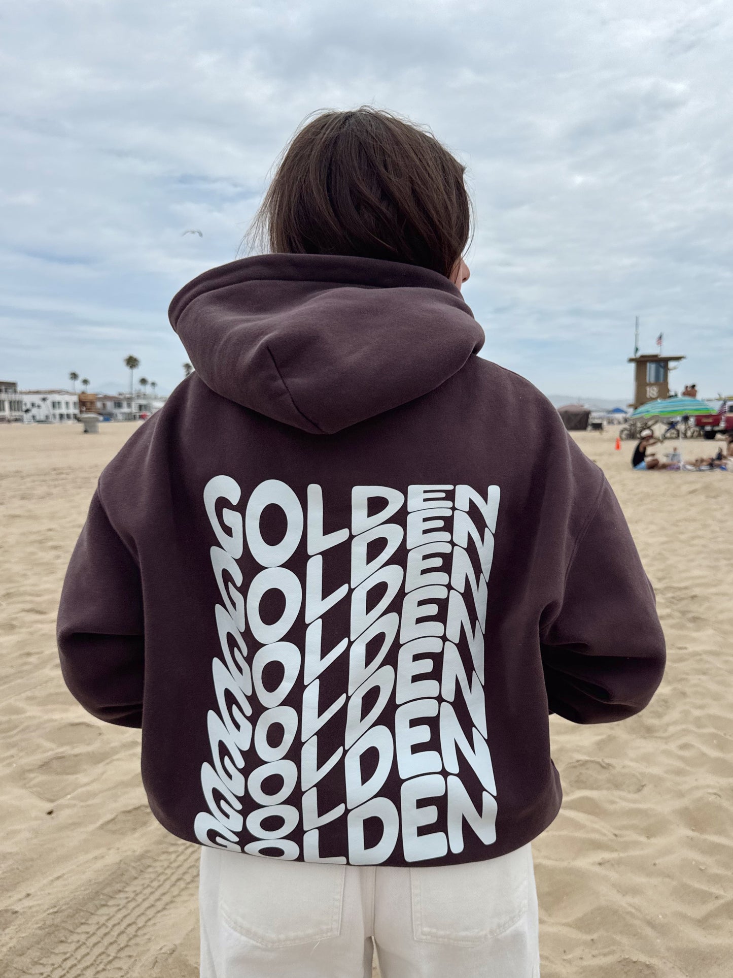 Golden Wave Hoodie